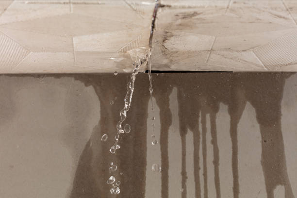 Professional Flood Damage Cleanup technician working in Bowler, WI